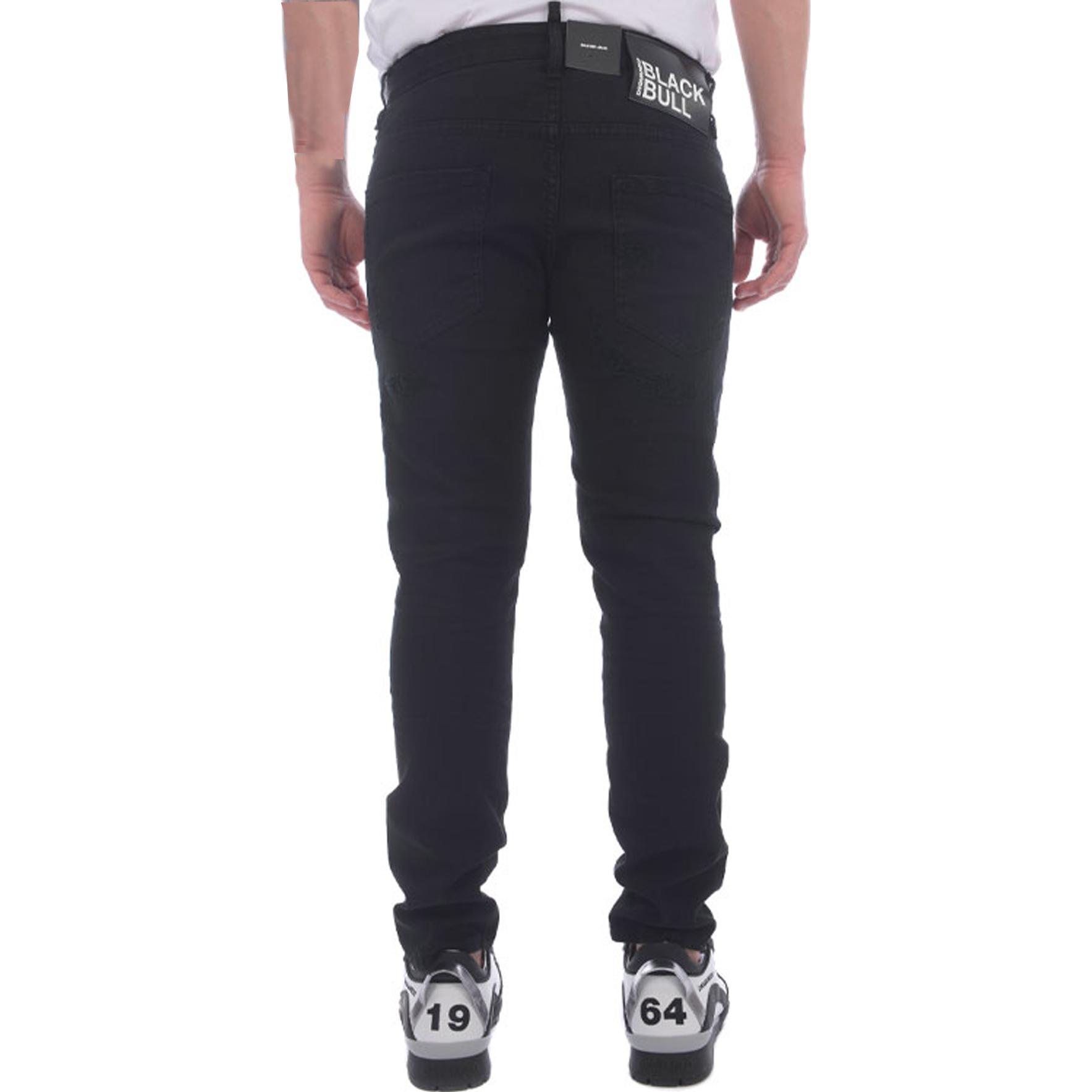 DSQUARED2 Logo Straight-Leg Jeans Men Black. S74LB0861STN833-900 圖 5