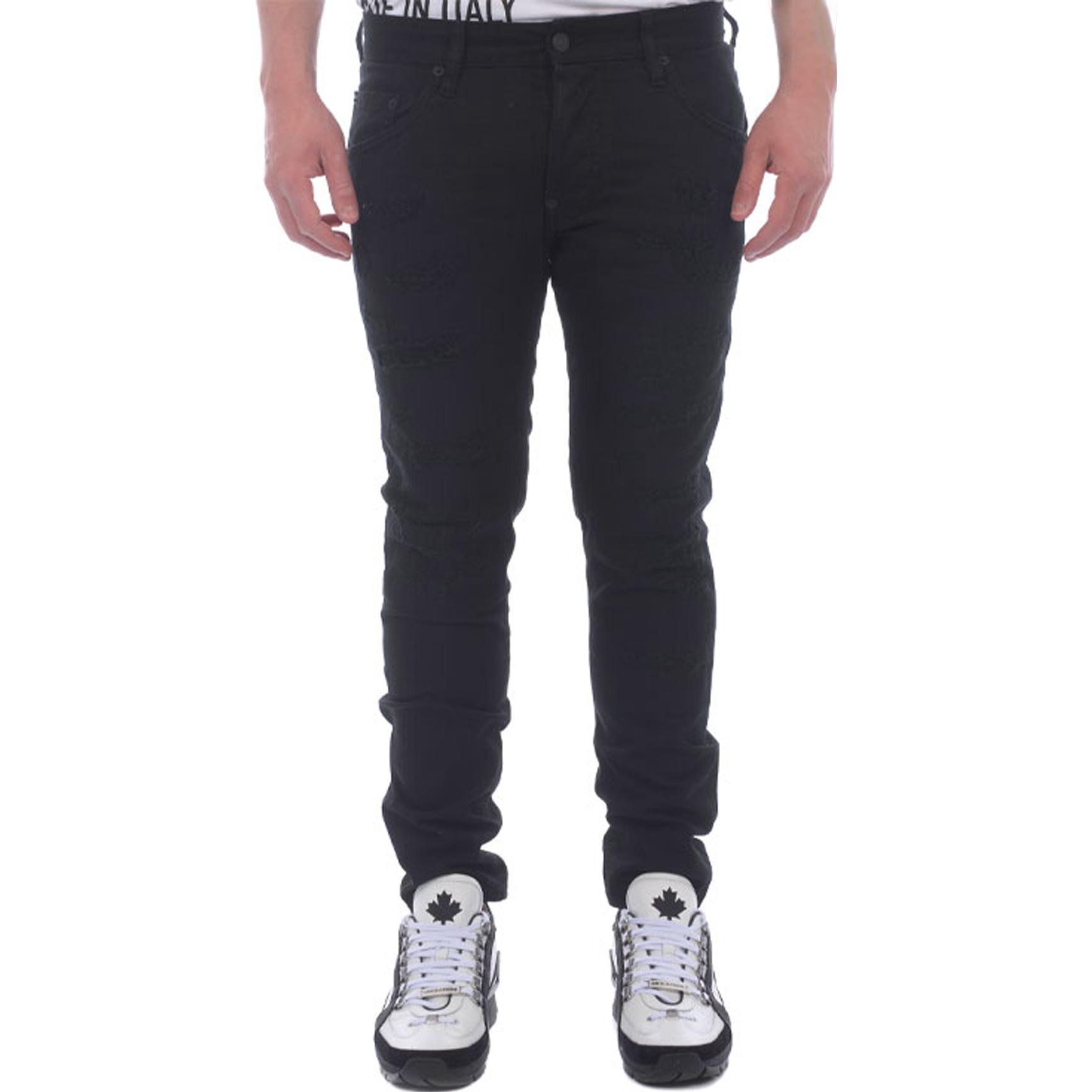 DSQUARED2 Logo Straight-Leg Jeans Men Black. S74LB0861STN833-900 圖 6