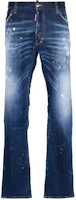 DSQUARED2 Medium Spots Wash Flare Bootcut Jeans Blue Denim. S74LB1384S30342470 DSQUARED2 Medium Spots Wash Flare Bootcut Jeans Blue Denim. S74LB1384S30342470