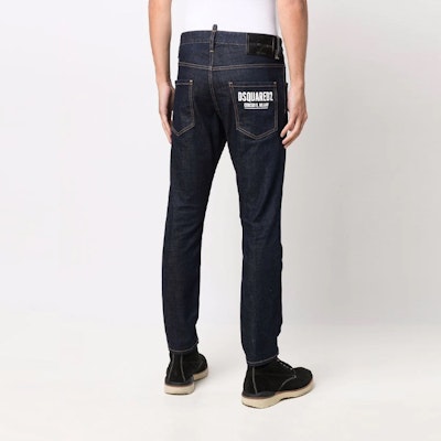 DSQUARED2 男士深蓝色中腰休闲牛仔裤 S74LB1086S30664-470 Purchase DSQUARED2 男士深蓝色中腰休闲牛仔裤 S74LB1086S30664-470