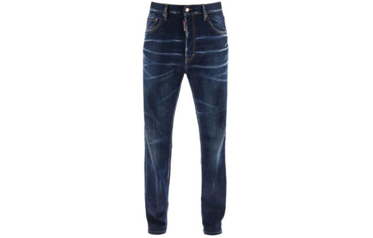 DSQUARED2 Mid-Rise Slim Fit Straight-Leg Jeans Blue  Denim. S74LB1422S30342-470 圖 2