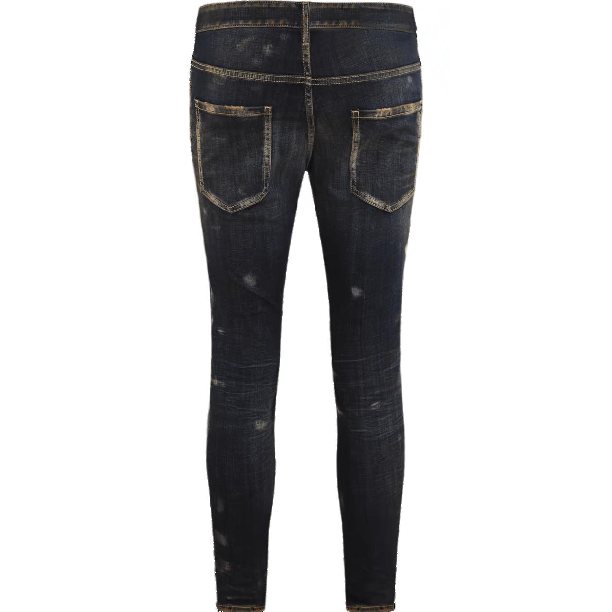 DSQUARED2 Mid-Rise Slim Fit Zipper Jeans Men’s Deep Blue S30664S74LB1594-470 圖 3