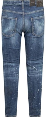 DSQUARED2 中腰直筒破洞牛仔裤 蓝色 S71LB1275S30872470 Lookbook DSQUARED2 中腰直筒破洞牛仔裤 蓝色 S71LB1275S30872470