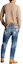 Purchase DSQUARED2 Navy Blue Straight-Leg Denim Jeans with Distressed Patches. S74LB1455S30663-470
