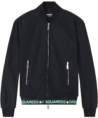 DSQUARED2 Jaket Lengan Panjang Patchwork Logo Cetak Hitam S74AM0899S47858-900 Buy DSQUARED2 Jaket Lengan Panjang Patchwork Logo Cetak Hitam S74AM0899S47858-900