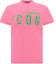 Buy DSQUARED2 男士粉色Logo印花短袖T恤 S79GC0090S22427-911