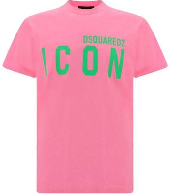 DSQUARED2 男士粉色Logo印花短袖T恤 S79GC0090S22427-911 Order DSQUARED2 男士粉色Logo印花短袖T恤 S79GC0090S22427-911