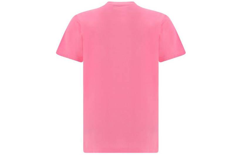 Lookbook DSQUARED2 男士粉色Logo印花短袖T恤 S79GC0090S22427-911