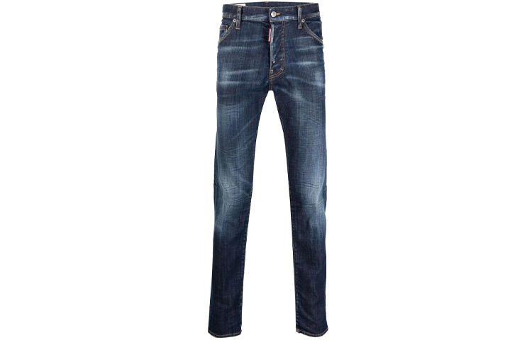 DSQUARED2 Rear Logo Slim Fit Jeans  Blue Denim Pants S74LB1026S30342-470 圖 2