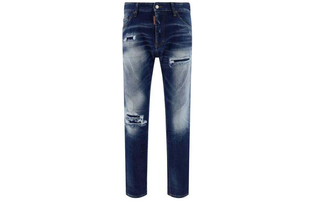 DSQUARED2 Retro Zipper Closure Denim Jeans Men Blue S74LB1452S30663-470 圖 2