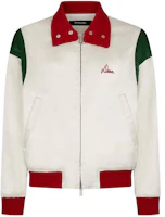 Dsquared2 Satin Zip-Up Long Sleeve Jacket White () S74AM1457S78101-800 Dsquared2 Satin Zip-Up Long Sleeve Jacket White () S74AM1457S78101-800