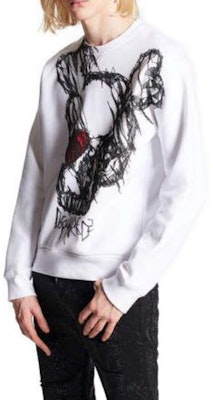 DSQUARED2 Baju Putih Lelaki Cetakan Tengkorak Crewneck Pullover. S71GU0628S25516-100 Purchase DSQUARED2 Baju Putih Lelaki Cetakan Tengkorak Crewneck Pullover. S71GU0628S25516-100