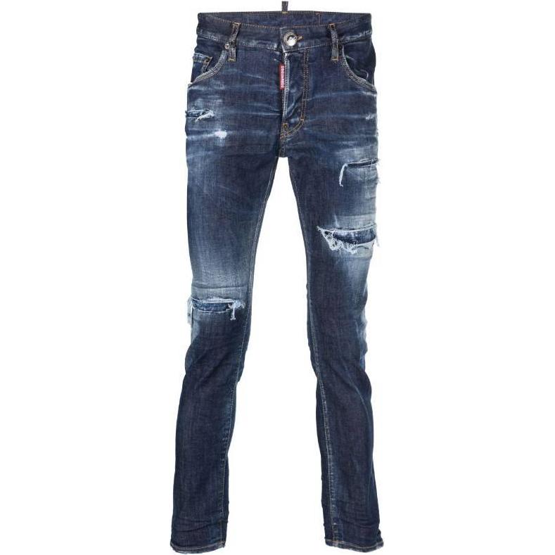 DSQUARED2 Slim Distressed Jeans  Blue S71LB1258S30789-470