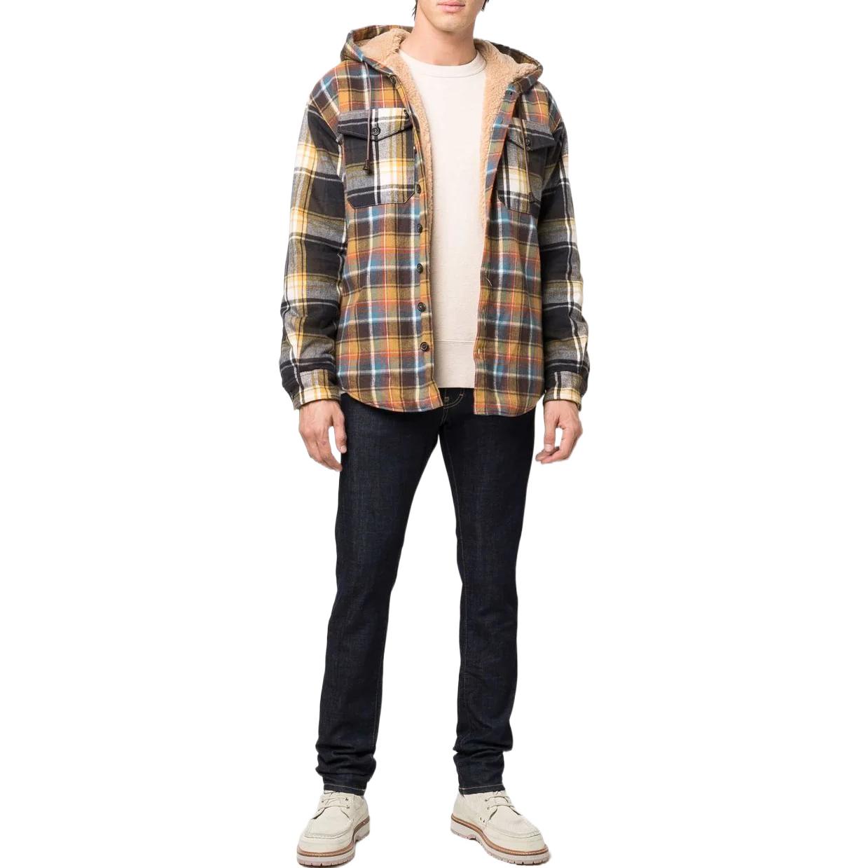 Lookbook DSQUARED2 实色蓝色纽扣牛仔裤 牛仔蓝 S74LB1134S30664-470