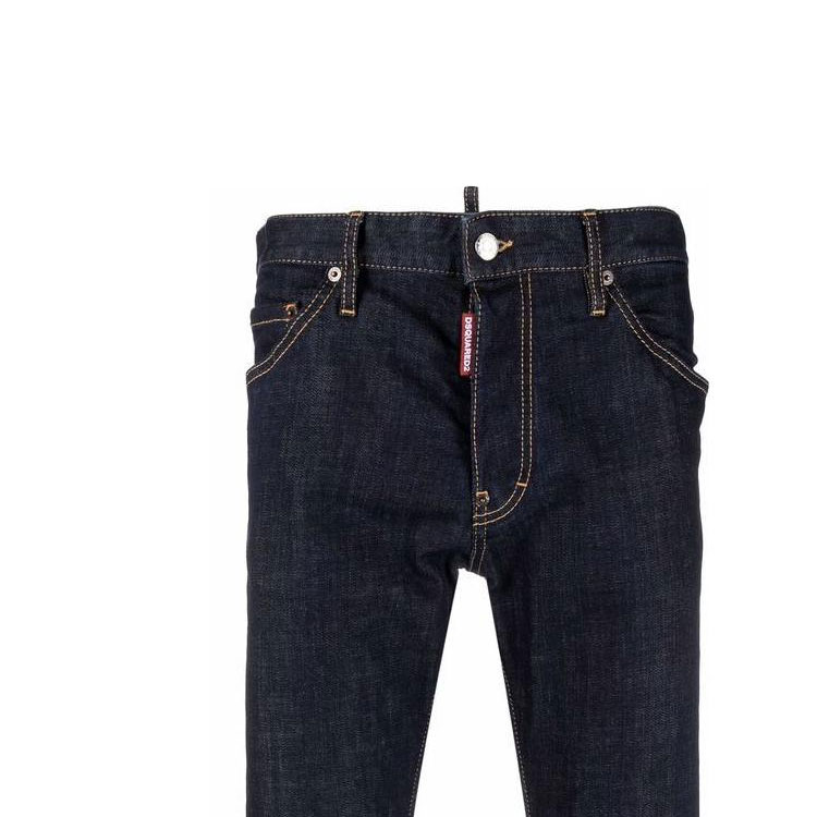 Details for DSQUARED2 实色蓝色纽扣牛仔裤 牛仔蓝 S74LB1134S30664-470