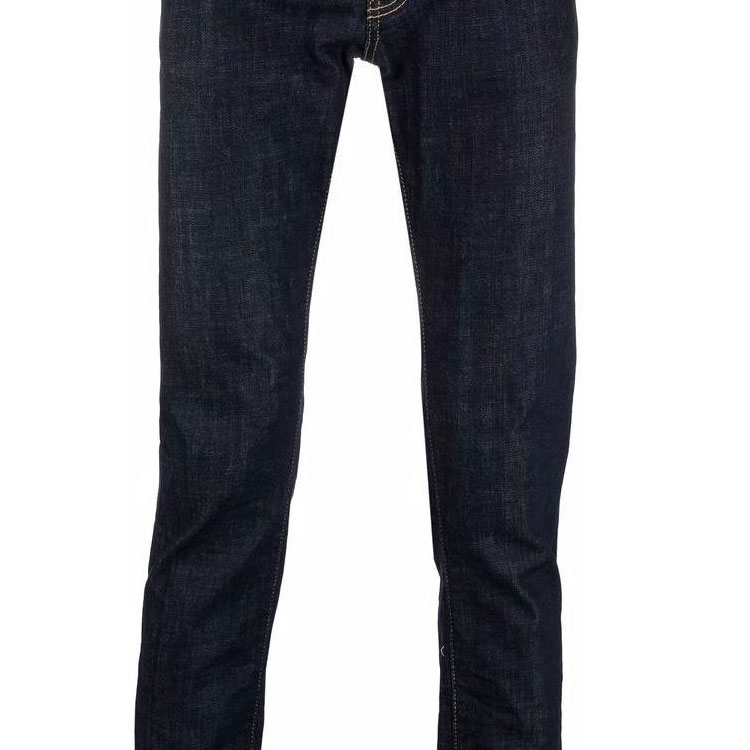 Sizing DSQUARED2 实色蓝色纽扣牛仔裤 牛仔蓝 S74LB1134S30664-470