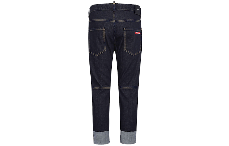 DSQUARED2 Solid Button Denim Jeans Blue S74LB1080S30664-470 圖 3