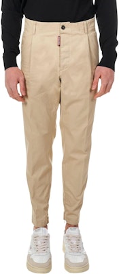 DSQUARED2 ソリッドカラー アンクル丈 テーパードカジュアルパンツ メンズ S74KB0645S41794-115 Shop DSQUARED2 ソリッドカラー アンクル丈 テーパードカジュアルパンツ メンズ S74KB0645S41794-115