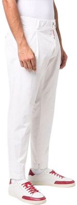 DSQUARED2 ソリッドカラー アンクル丈 テーパードカジュアルパンツ メンズ S74KB0645S41794-115 2