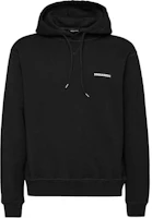Dsquared2 Solid Color Black Hoodie Long Sleeve S74GU0826S25516-900 Dsquared2 Solid Color Black Hoodie Long Sleeve S74GU0826S25516-900