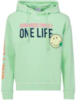 Dsquared2 Solid Color Logo Print Long Sleeve Sweatshirt Green (). S78GU0057S25535-634 Dsquared2 Solid Color Logo Print Long Sleeve Sweatshirt Green (). S78GU0057S25535-634
