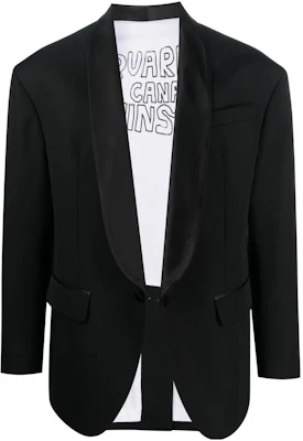 Dsquared2 Solid Color Long Sleeve Jacket Black S74BN1218S76498BLA Buy Dsquared2 Solid Color Long Sleeve Jacket Black S74BN1218S76498BLA
