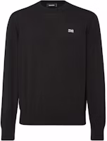 DSQUARED2 Solid Logo Crewneck Pullover Sweater Men’s Black S74HA1486D1301-8900 DSQUARED2 Solid Logo Crewneck Pullover Sweater Men’s Black S74HA1486D1301-8900