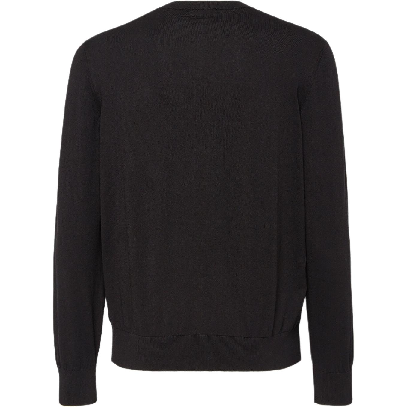 Lookbook Suéter Negro de Hombre DSQUARED2 Solid Logo Crewneck Pullover. S74HA1486D1301-8900
