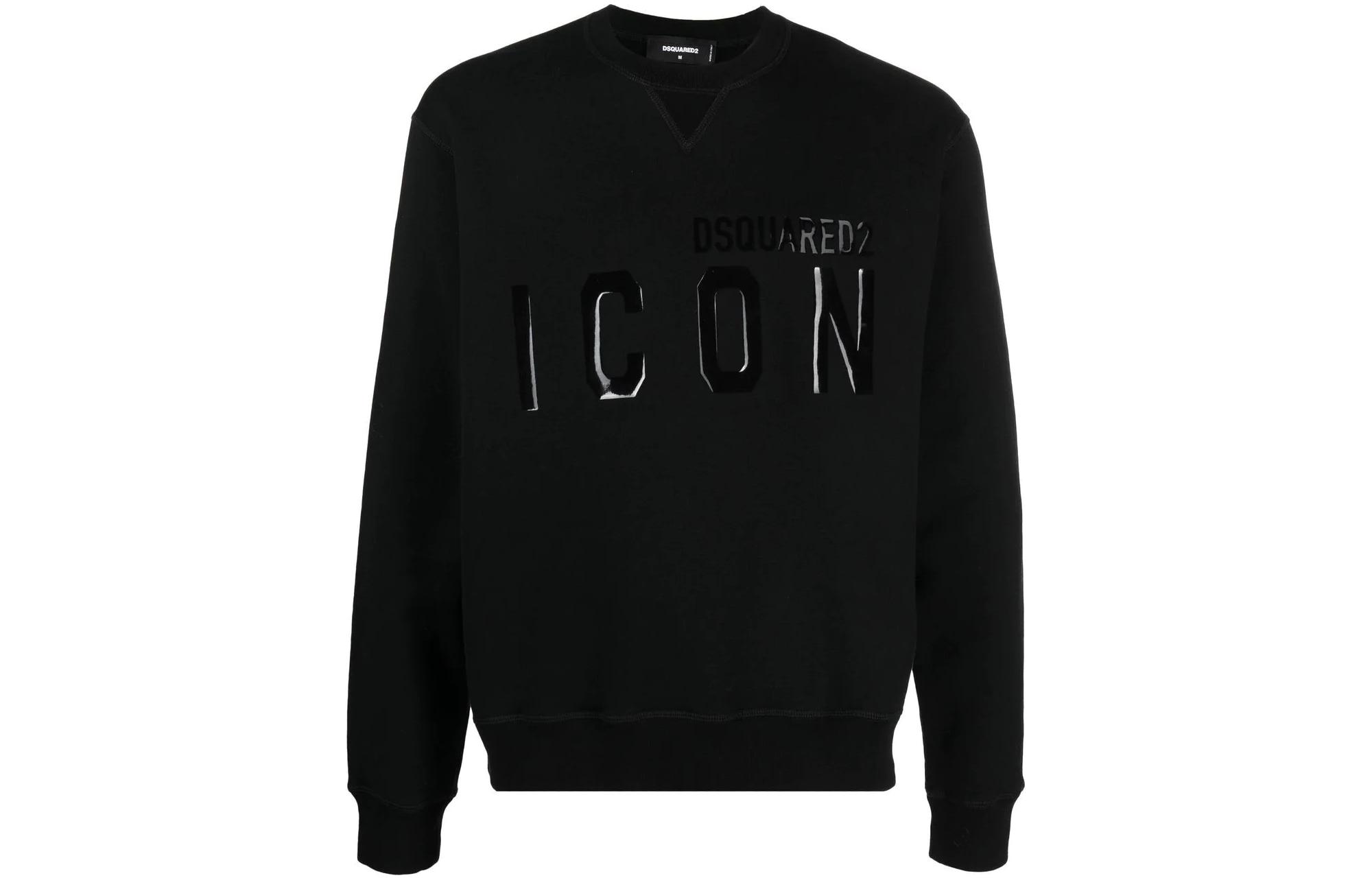 Order DSQUARED2 Baju Sweatshirt Lelaki Logo Cetakan Crewneck Lengan Panjang. S79GU0050S25516-967