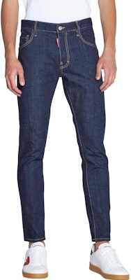 DSQUARED2 深蓝色直筒修身牛仔裤 S74LB1198S30664-470 Shop DSQUARED2 深蓝色直筒修身牛仔裤 S74LB1198S30664-470