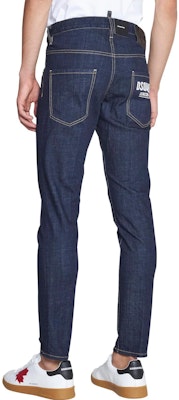 DSQUARED2 深蓝色直筒修身牛仔裤 S74LB1198S30664-470 Purchase DSQUARED2 深蓝色直筒修身牛仔裤 S74LB1198S30664-470