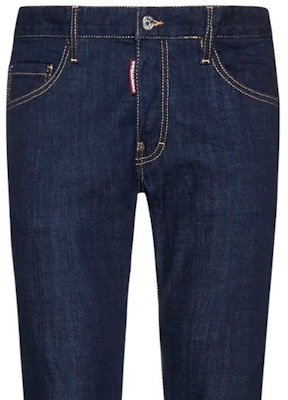 DSQUARED2 深蓝色直筒修身牛仔裤 S74LB1198S30664-470 Details for DSQUARED2 深蓝色直筒修身牛仔裤 S74LB1198S30664-470