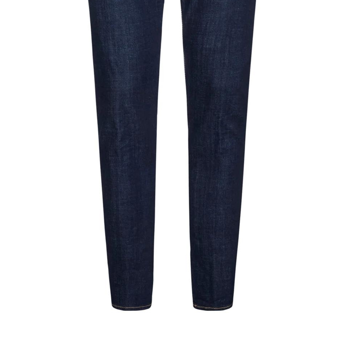 Sizing DSQUARED2 深蓝色直筒修身牛仔裤 S74LB1198S30664-470