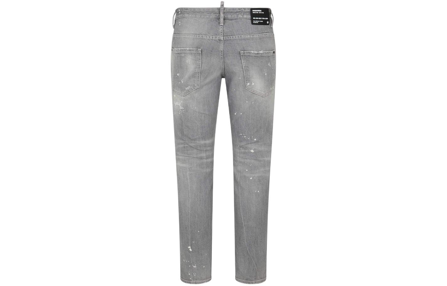 DSQUARED2 Spotted Wash Skater Jeans Gray Tapered Casual Pants for Men. S74LB1477S30260-852 圖 3
