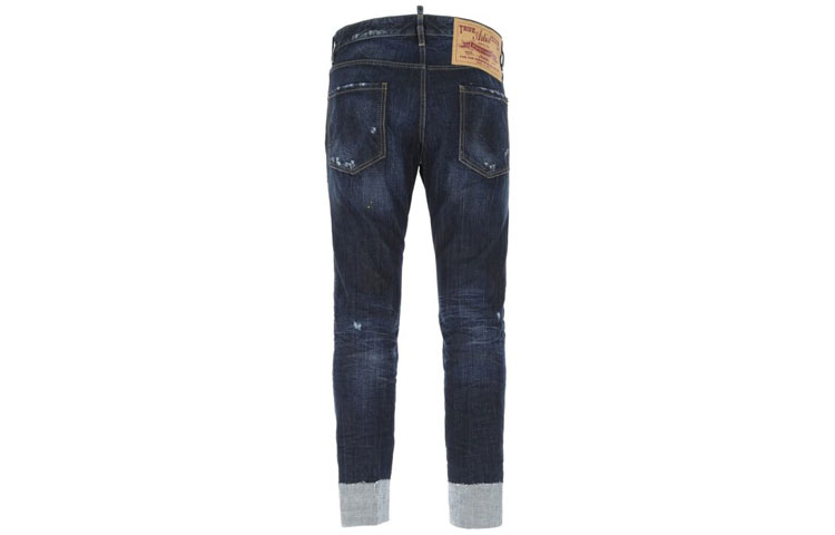 DSQUARED2 SS21  Distressed Jeans Deep Blue Casual Denim Pants. S74LB0934S30309-470 圖 3
