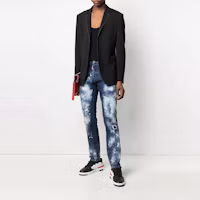 Lookbook DSQUARED2 SS21 Acid Wash Straight Jeans Men’s Blue S71LB0913S30309-470