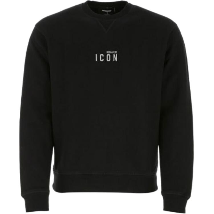 Dsquared2 SS21 Black Casual Cotton Pullover Sweatshirt S79GU0030S25042-971
