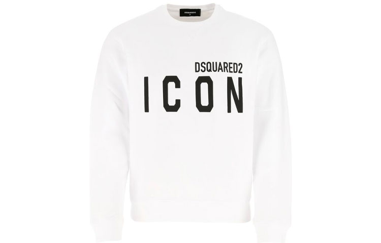 Dsquared2 SS21 Casual Letter Print Sweatshirt White S79GU0004S25042-100