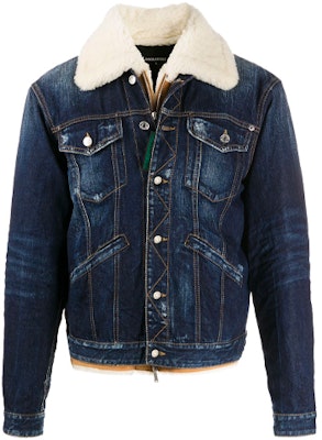 Chaqueta Vaquera DSQUARED2 SS21 Manga Larga Azul Denim Desgastado. S74AM1048S30309-470 Buy Chaqueta Vaquera DSQUARED2 SS21 Manga Larga Azul Denim Desgastado. S74AM1048S30309-470