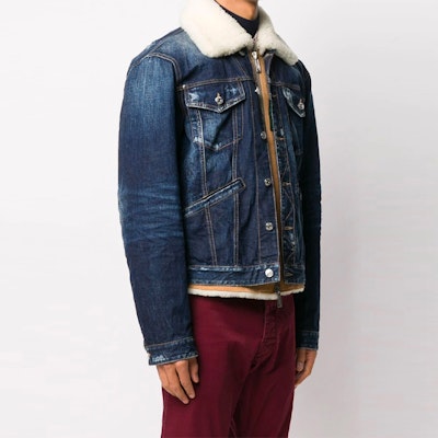 Chaqueta Vaquera DSQUARED2 SS21 Manga Larga Azul Denim Desgastado. S74AM1048S30309-470 Shop Chaqueta Vaquera DSQUARED2 SS21 Manga Larga Azul Denim Desgastado. S74AM1048S30309-470