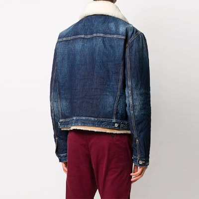 Chaqueta Vaquera DSQUARED2 SS21 Manga Larga Azul Denim Desgastado. S74AM1048S30309-470 Purchase Chaqueta Vaquera DSQUARED2 SS21 Manga Larga Azul Denim Desgastado. S74AM1048S30309-470