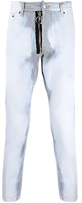 DSQUARED2 男士蓝色渐变logo条纹印花牛仔裤 SS21款式 S71LB0865S538600-01F Buy DSQUARED2 男士蓝色渐变logo条纹印花牛仔裤 SS21款式 S71LB0865S538600-01F