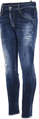 DSQUARED2 SS21 弹力修身牛仔裤 男士蓝色牛仔裤. S74LB0872S30342-470 Shop DSQUARED2 SS21 弹力修身牛仔裤 男士蓝色牛仔裤. S74LB0872S30342-470