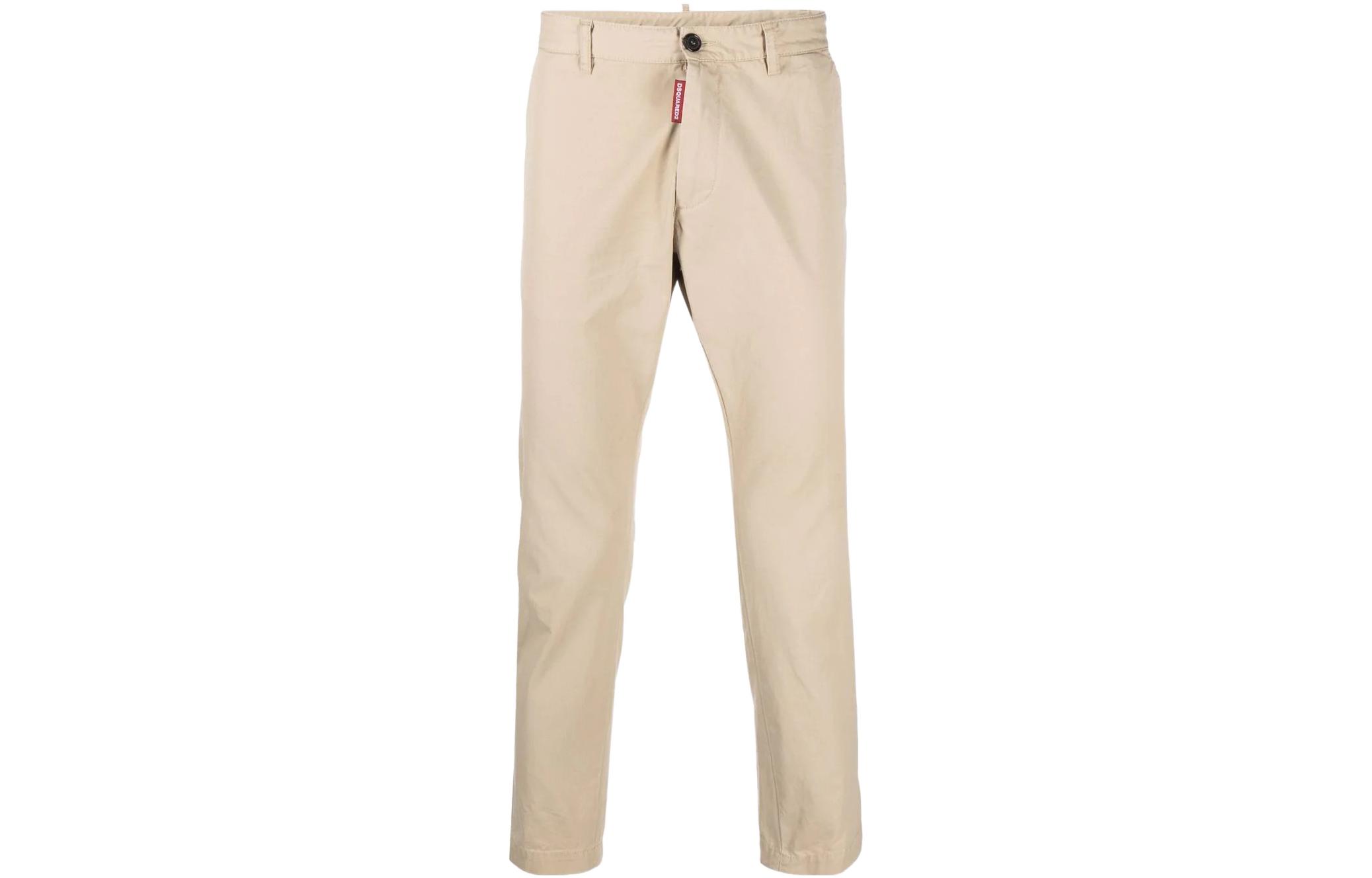 DSQUARED2 SS22  Slim Fit Casual Pants Light Brown S74KB0644S41794-115