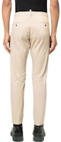 Shop Pantalones Casuales Slim Fit DSQUARED2 SS22 Marrón Claro S74KB0644S41794-115