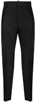 DSQUARED2 SS22 Solid Tapered Suit Pants Black S74KB0614S42996-900 DSQUARED2 SS22 Solid Tapered Suit Pants Black S74KB0614S42996-900