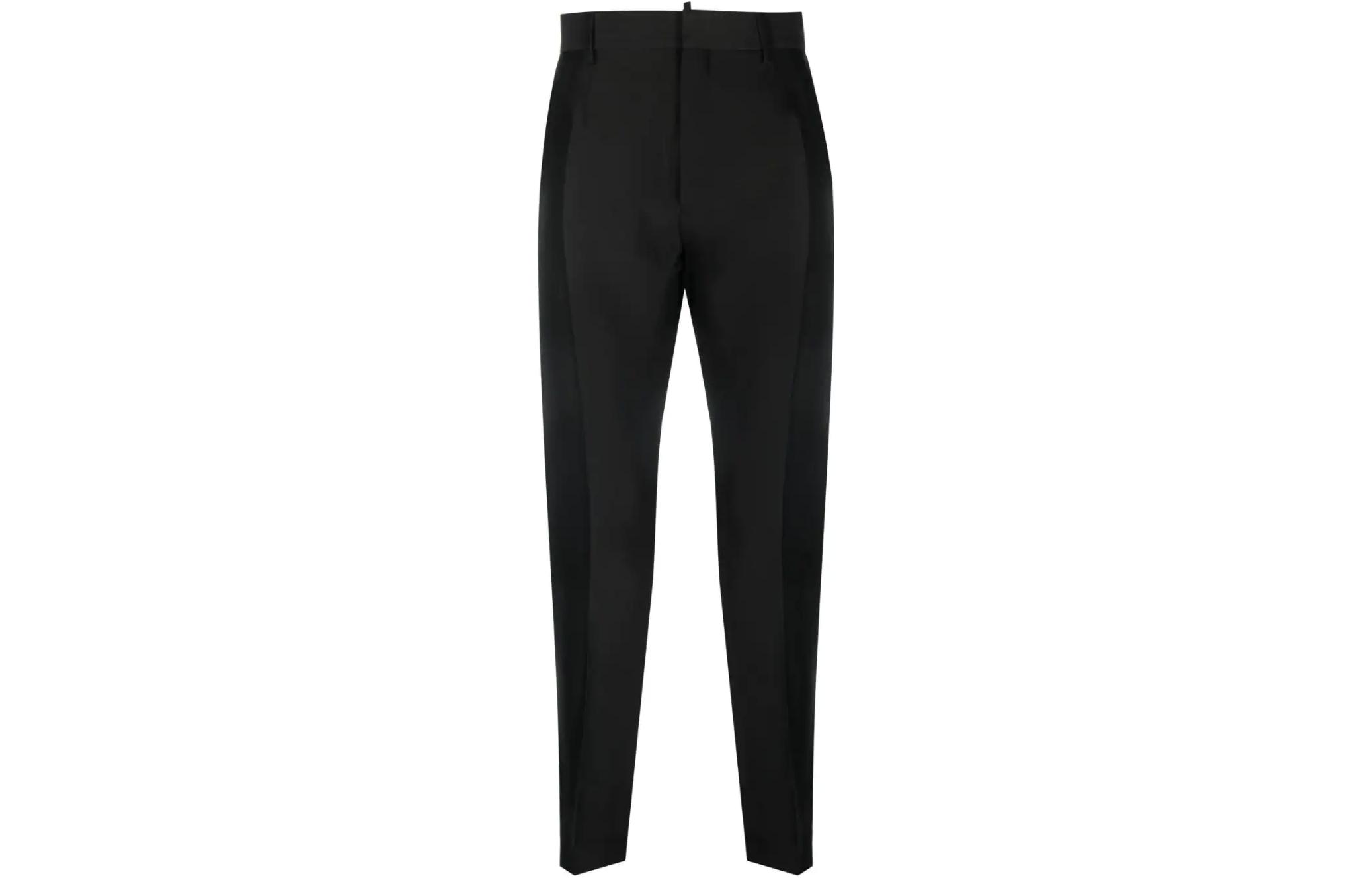 Order Pantalones de Traje Ajustados Negros DSQUARED2 SS22. S74KB0614S42996-900