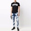 Lookbook DSQUARED2 SS22 Pantalones Vaqueros Azul Efecto Deslavado y Salpicaduras de Pintura S74LB1069S30342-470