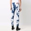 Purchase DSQUARED2 SS22 Pantalones Vaqueros Azul Efecto Deslavado y Salpicaduras de Pintura S74LB1069S30342-470