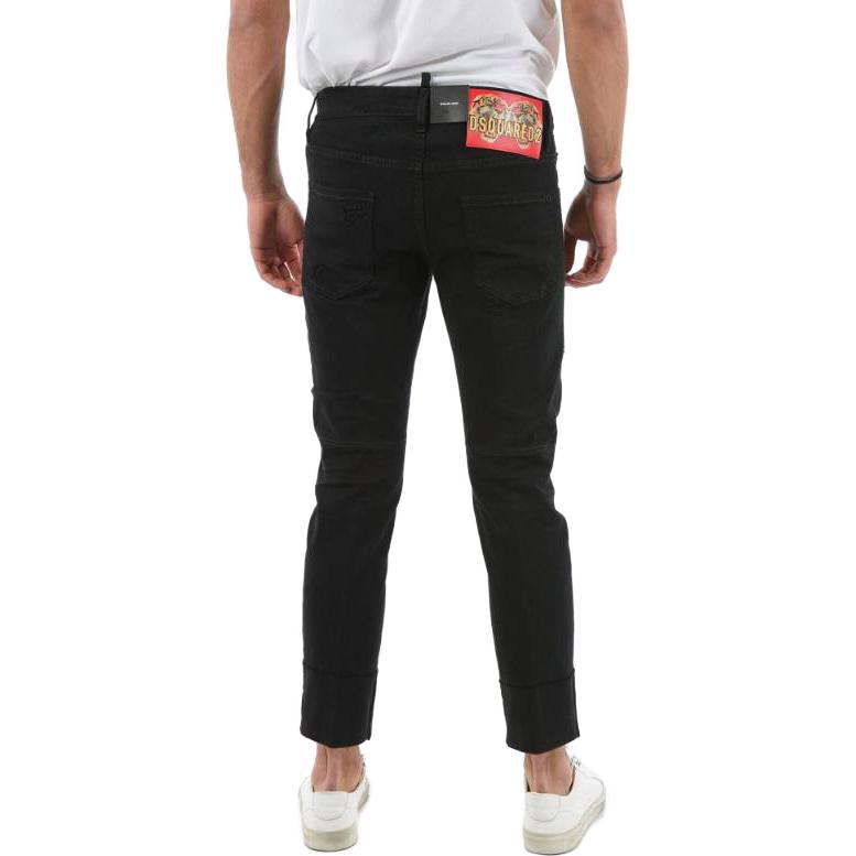 DSQUARED2 SS22 Distressed Ankle-Length Solid Color  Jeans S74LB1104STN833-900 圖 4